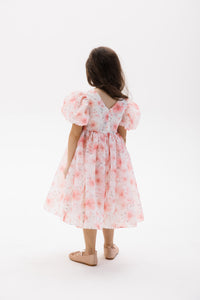 Giardine - fluffy flower dress - pink